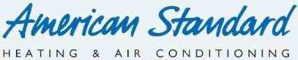 Logo of American Standard Heating and Air Conditioning, a well-established brand in the HVAC industry, representing quality and reliability.